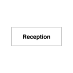Reception Door Sign