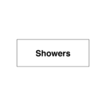 Showers Door Sign