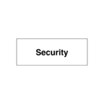 Security Door Sign