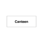 Canteen Door Sign