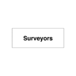 Surveyors Door Sign