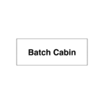Batch Cabin Door Sign