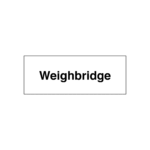 Weighbridge Door Sign