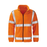 Black Knight - Hi-Vis Rail Spec Orange - Fleece Jacket