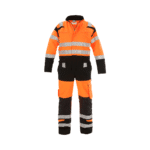 Hove Hi-Viz Two Tone Coverall Orange/Black