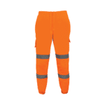 Black Knight - Hi-Vis Rail Spec Orange - Combat Style Jogging Bottoms