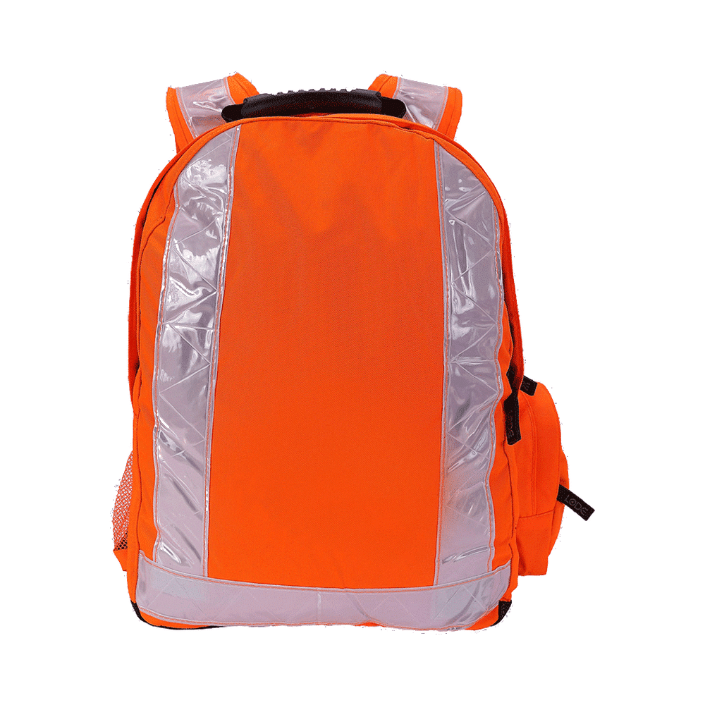 Lode-Rucksack-2-1.png LODE - Hi-Vis Rail Spec Orange - Rucksack - Image 1