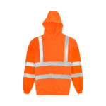 Black Knight - Hi-Vis Rail Spec Orange - Hoody Style Sweatshirt
