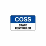 PVC Insert Card - COSS / CRANE CONTROLLER (100 x 60mm)