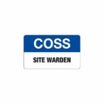 PVC Insert Card - COSS / SITE WARDEN (100 x 60mm)