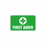 PVC Insert Card - FIRST AIDER (100 x 60mm)
