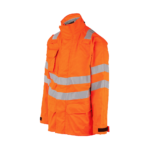 Progarm 9140 Hi-Vis Rail Spec Orange FR-AST-ARC Unlined Waterproof Jacket - Image 2