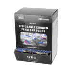 Beeswift QED Disposable Corded Ear Plugs Box of 200
