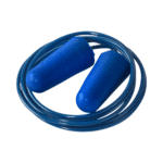 Beeswift QED Disposable Corded Detectable Blue Ear Plugs Box of 200 - Image 2