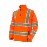 Viz360 Hi-Vis Rail Spec Orange Premium Softshell Jacket