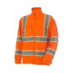 Viz360 Hi-Vis Rail Spec Orange Premium Work Jacket