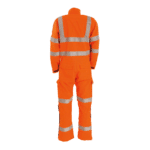 Tranemo Edge - Hi-Vis Rail Spec Orange Premium FR Arc Coverall - APC 2 - Image 2