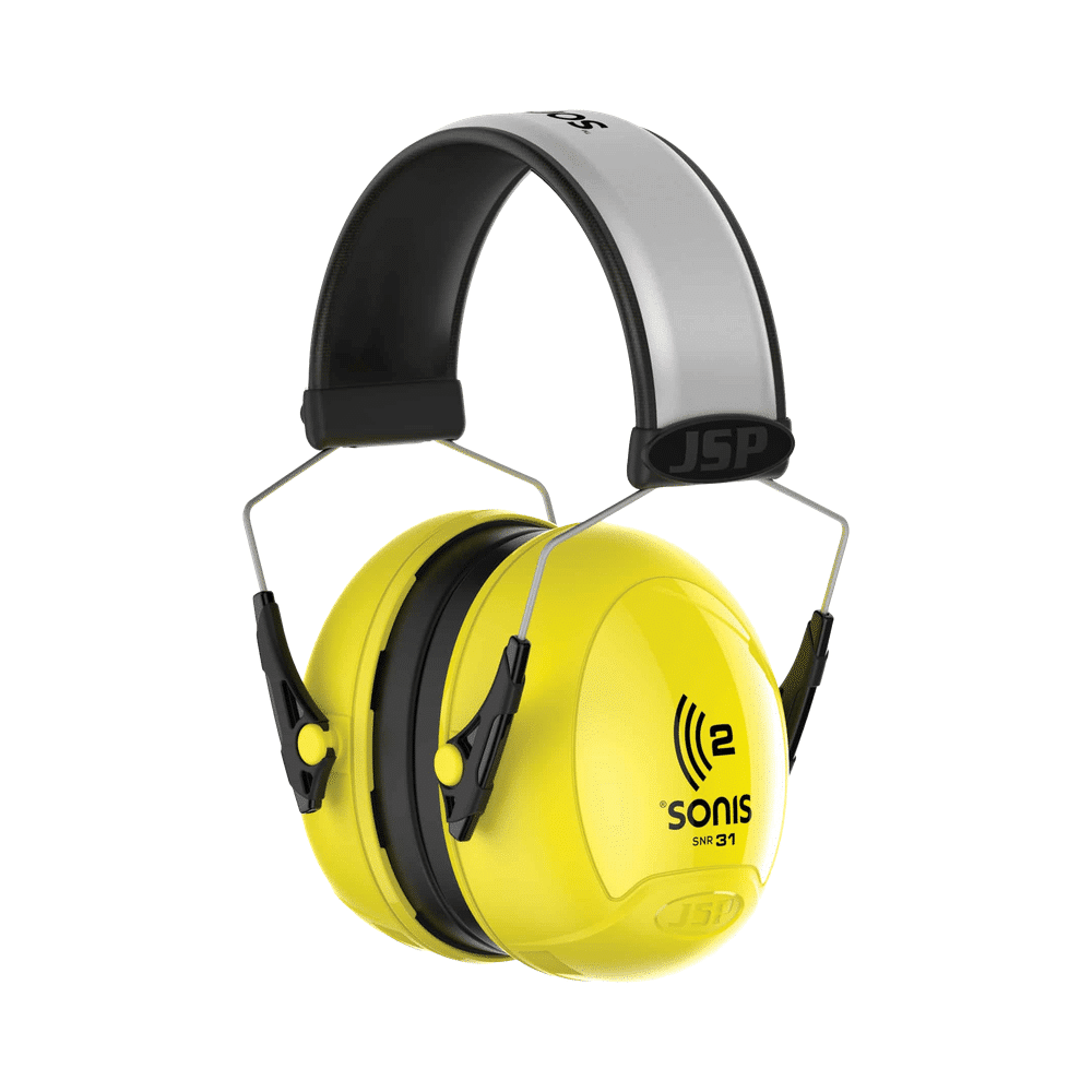 aeb020-0b1-c00-main-1.png JSP Sonis2 Extra Visibility Adjustable Ear Defenders - 31dB SNR - Image 1