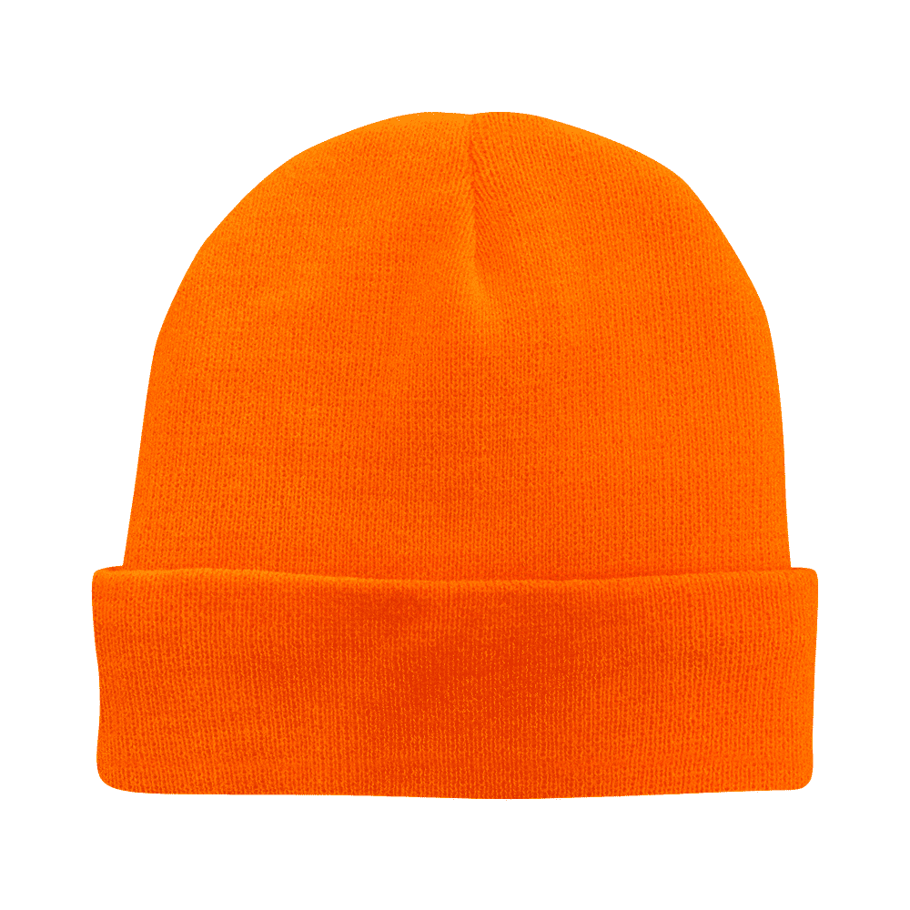 beanie-2-1.png Orange Beanie Hat - Image 1