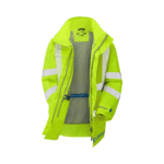 Pulsar Evolution Hi-Vis Yellow 3 Layer Storm Coat - Image 4