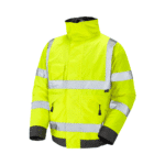 Leo Workwear - Chivenor Hi-Vis Yellow Bomber Jacket