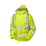 Pulsar Hi-Vis Yellow Padded Bomber Jacket