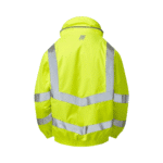 Pulsar Hi-Vis Yellow Padded Bomber Jacket - Image 3