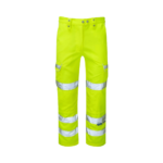 Pulsar Hi-Vis Yellow Ladies Combat Trousers - Image 2