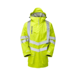 Pulsar Hi-Vis Yellow Unlined Storm Coat - Image 2