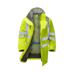 Pulsar Hi-Vis Yellow Unlined Storm Coat - Image 4