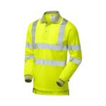 Pulsar Hi-Vis Yellow Long Sleeve Polo Shirt