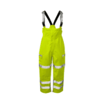 Pulsar Hi-Vis Yellow Waterproof Salopette - Image 2