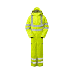 Pulsar Hi-Vis Yellow Waterproof Coverall - Image 2