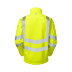 Pulsar Hi-Vis Yellow Soft Shell Jacket - Image 3