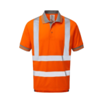 Pulsar Hi-Vis Rail Spec Orange Polo Shirt - Image 2