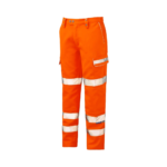 Pulsar Hi-Vis Rail Spec Orange Combat Trousers