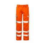 Pulsar Hi-Vis Rail Spec Orange Combat Trousers - Image 2