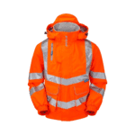 Pulsar Hi-Vis Rail Spec Orange Unlined Bomber Jacket - Image 3