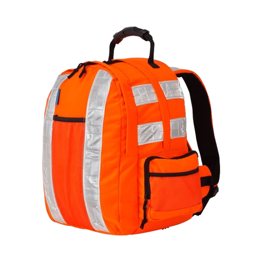 pr549_angle-1.png Pulsar Hi-Vis Rail Spec Orange Cordura Back Pack - Image 1
