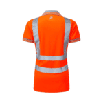 Pulsar Hi-Vis Rail Spec Orange Women's Polo Shirt - Image 2