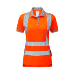 Pulsar Hi-Vis Rail Spec Orange Women's Polo Shirt