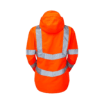 Pulsar Hi-Vis Rail Spec Orange Women's Unlined Storm Coat - Image 2