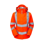 Pulsar Hi-Vis Rail Spec Orange Women's Unlined Storm Coat