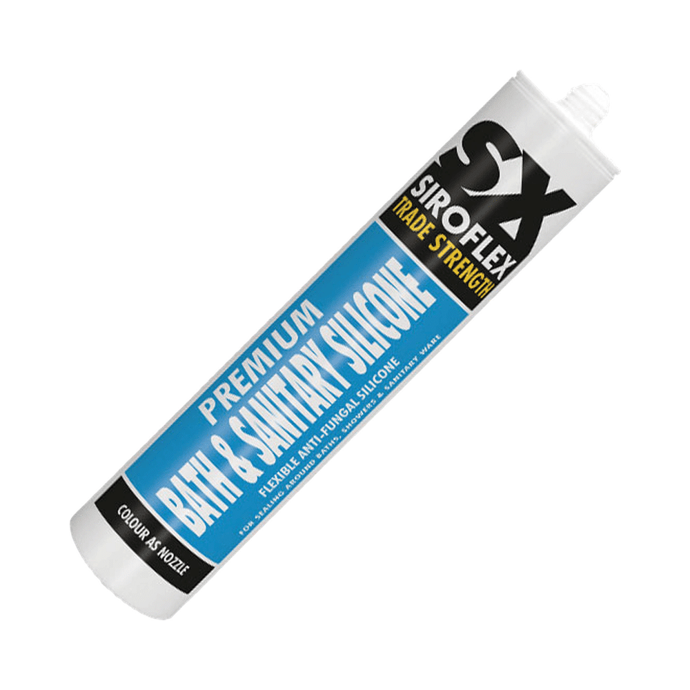 s87-7522p01wl-1.png Siroflex Premium Bath & Sanitary Silicone Clear 310ml - Image 1