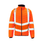 Supertouch - Hi-Vis Rail Spec Orange Puffer Jacket