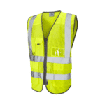 Leo Workwear - Cobbaton Hi-Vis Yellow Coolviz Superior Waistcoat