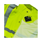 Supertouch Stormflex Hi Vis Yellow PU Jacket - Image 4