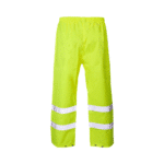 Supertouch - Hi Vis Yellow Overtrouser - Reflective Ankle Bands - Image 2