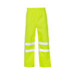 Supertouch - Hi Vis Yellow Overtrouser - Reflective Knee Bands