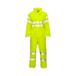 Supertouch - Hi-Vis Yellow Stormflex Waterproof PU Coveralls